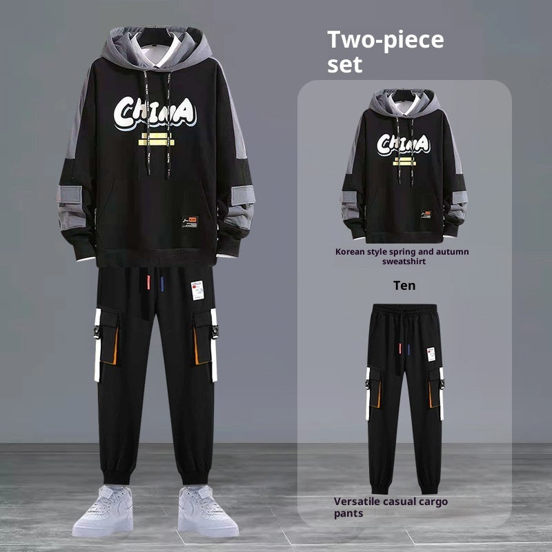 Youth Sweater Jacket Junior High School Student Trendy Sports Suit