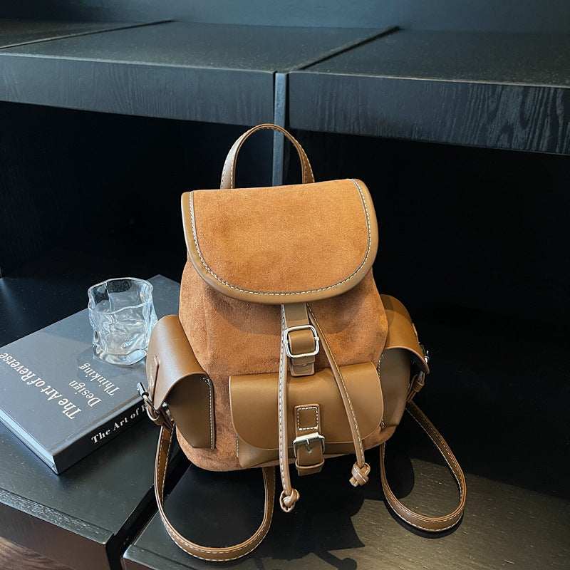 Personality Simple Retro Textured Fashion Women's Backpack