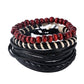 Leather Bracelet Men Multilayer Bead Bracelet Punk Wrap Bracelets for Women Vintage punk Men Jewelry
