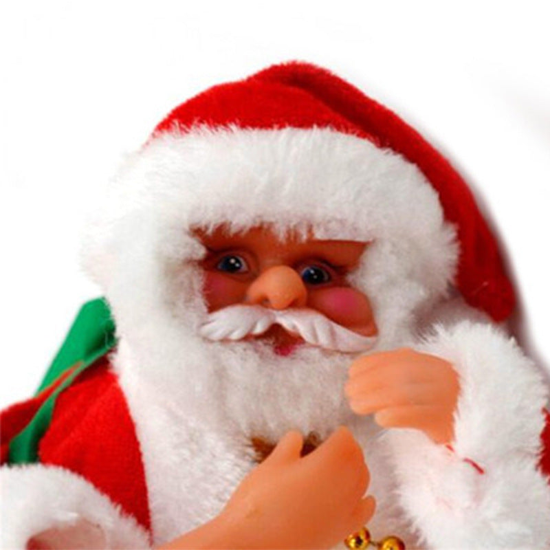 Climbing Ladder Electric Santa Claus