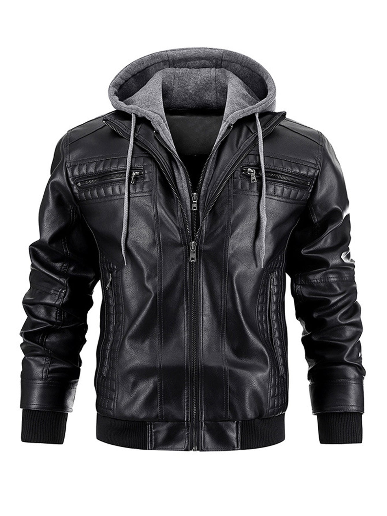 Leather Jacket Motorcycle Jacket Waterproof Windproof