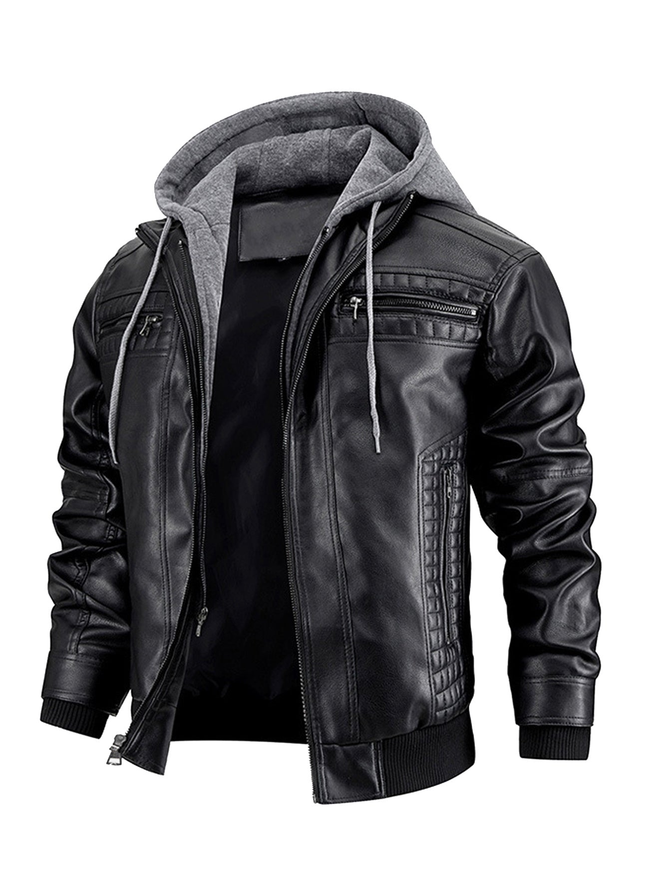 Leather Jacket Motorcycle Jacket Waterproof Windproof
