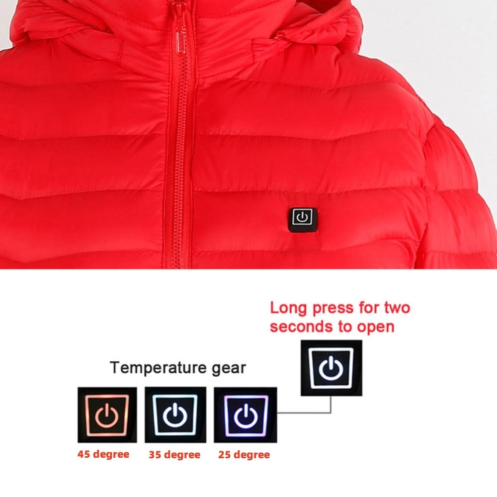 New Heated Jacket Coat USB Electric  Thermal Clothing Heating Vest