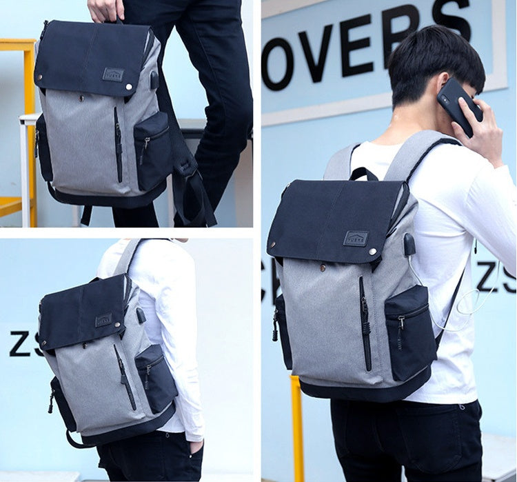 Korean casual backpack