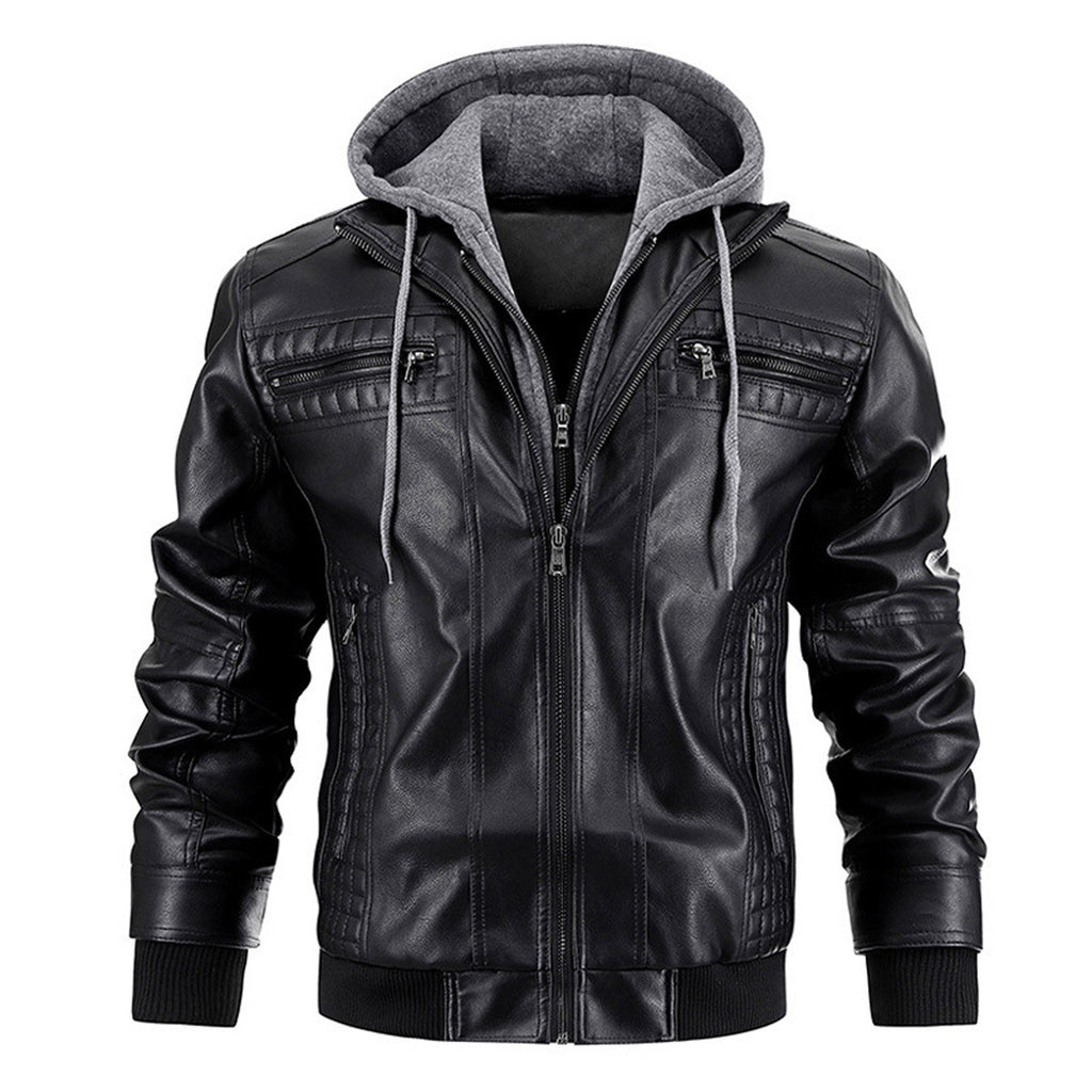 Leather Jacket Motorcycle Jacket Waterproof Windproof