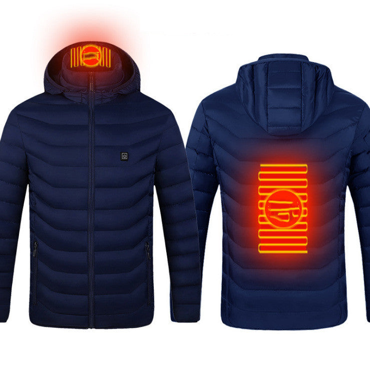 New Heated Jacket Coat USB Electric  Thermal Clothing Heating Vest