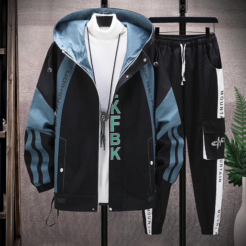 New Men's Casual Sports Jacket Suit