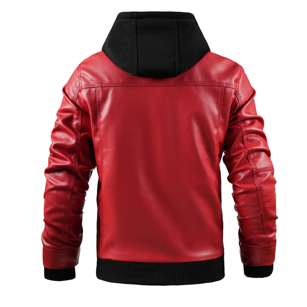 Leather Jacket Motorcycle Jacket Waterproof Windproof