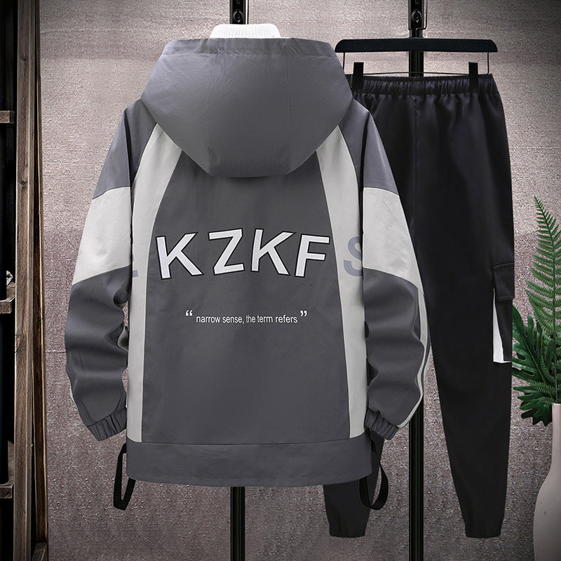 New Men's Casual Sports Jacket Suit