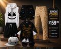 🔥 Men's Premium 7-Piece Streetwear Bundle Combo – Complete Outfit Set | Only $159.99