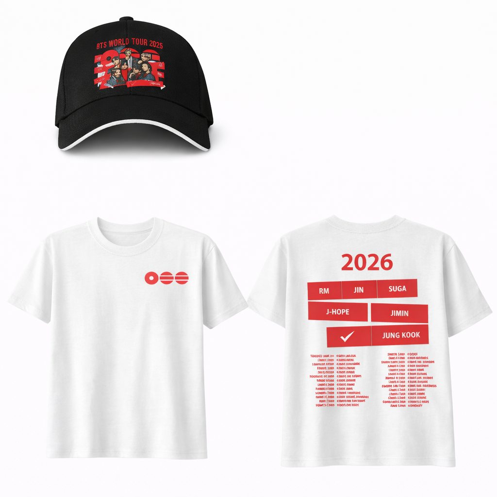 Tour T Sshirts A-arirang Pop Album Cotton High Quality T-shirts and Cap