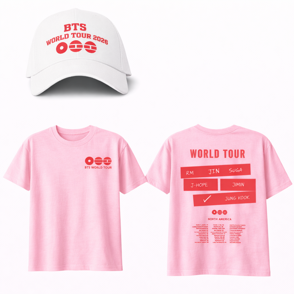 Tour T Sshirts A-arirang Pop Album Cotton High Quality T-shirts and Cap