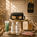 🔥Luxury Essentials Bundle – Coach Bag, Anua Skincare, Kayali Perfume & Rhode Phone Case