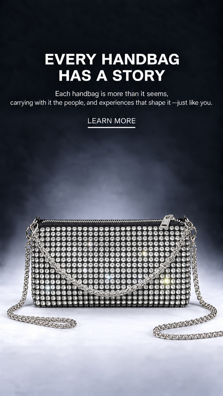 Luxury Designer Rhinestones Clutch Purse Bag