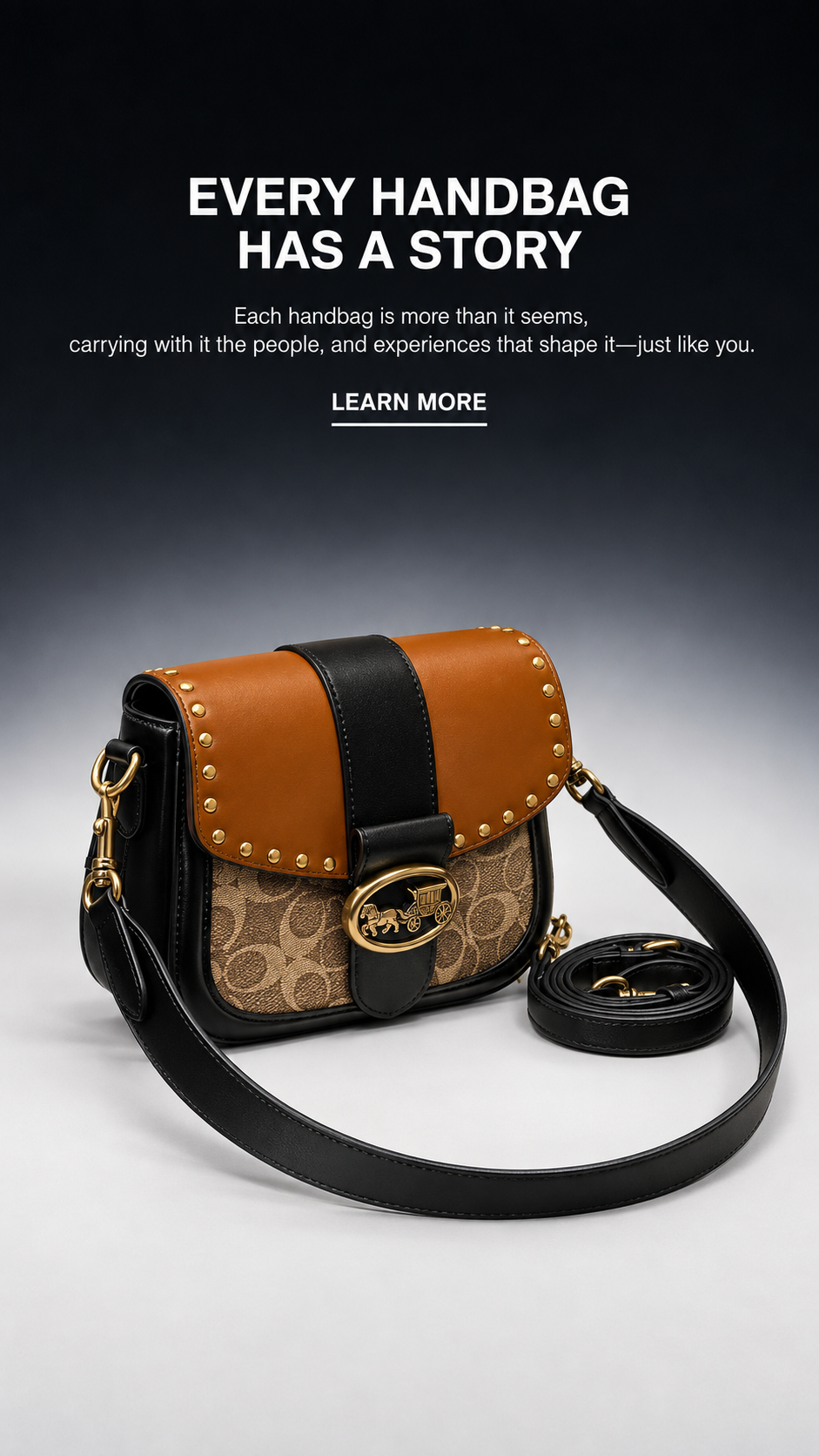Coach New minimalist and fashionable small handbag,