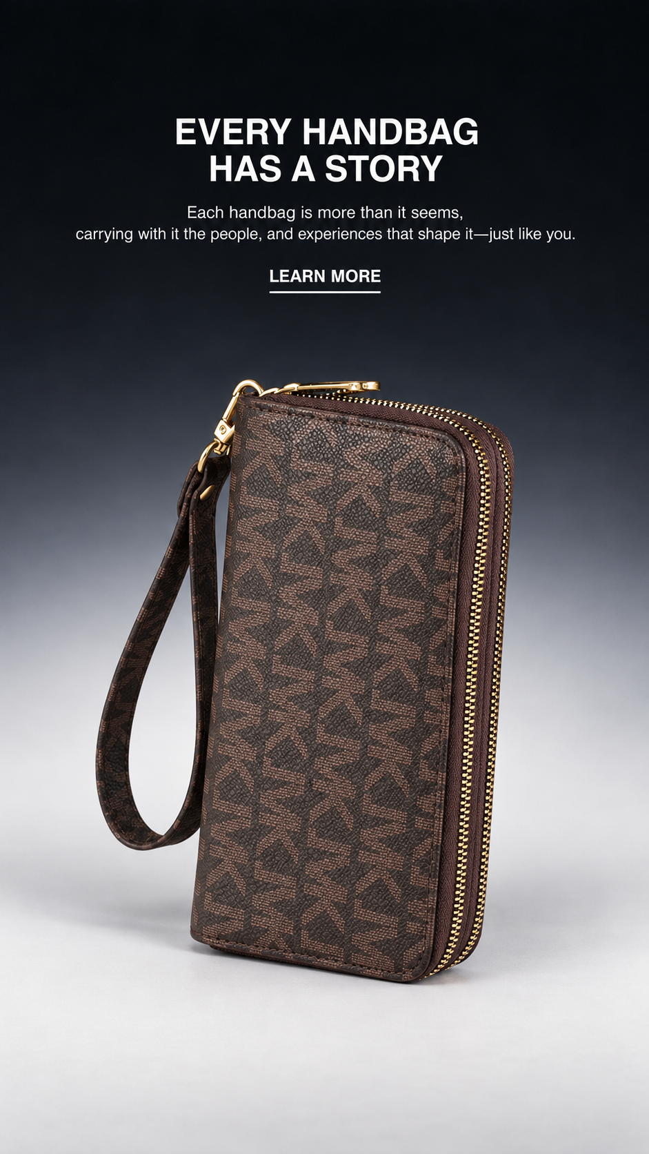 MK Wallets for Women, Double Zipper Clutches