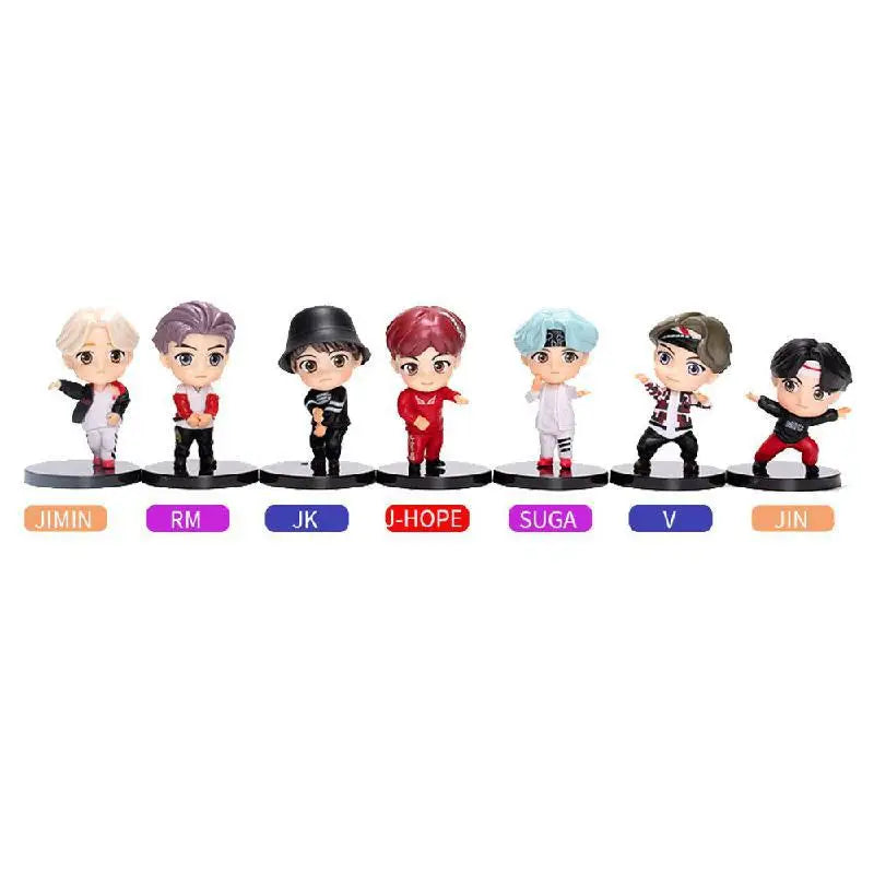 Bangtan Boys 7pcs/set Action Figures Doll Model