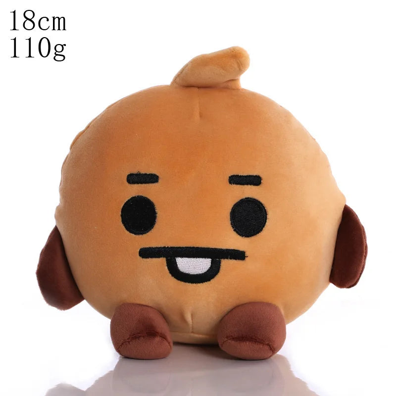 Cute  animal Cartoons Baby Pendant Plush keychain Toys