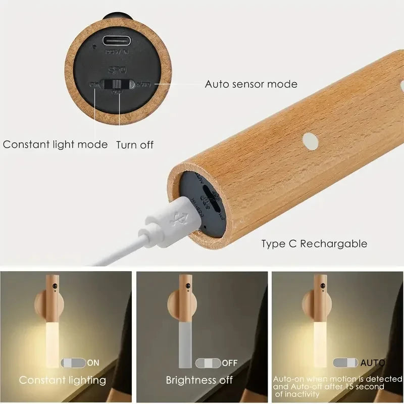 LED Rechargeable Magnetic Wall Lamp