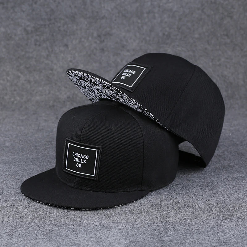 Funky Men's Letter Embroidery Tide All-match Flat Brim Baseball Cap Hip-hop Hat