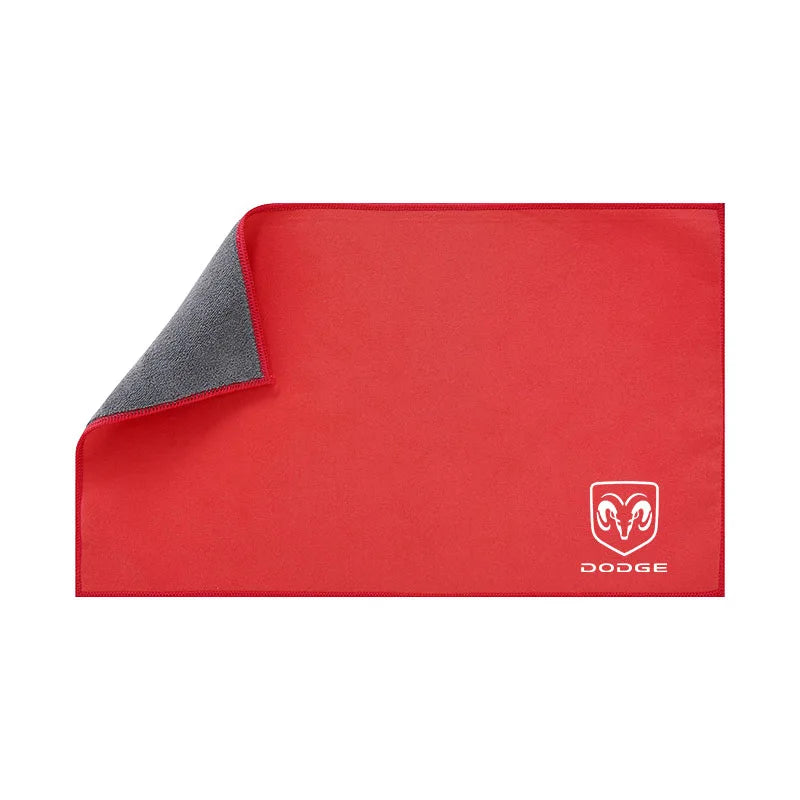 1Pcs Car High-end Microfiber Towel Car Wash Towel Detailing Cleaning Cloth For Dodge Ram 3500 4000 1500 2500 4500 Challenger