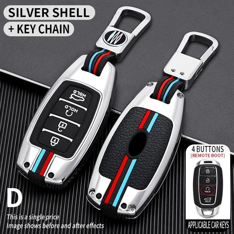 Car Key Case Shell Fob For Hyundai Palisade Grande