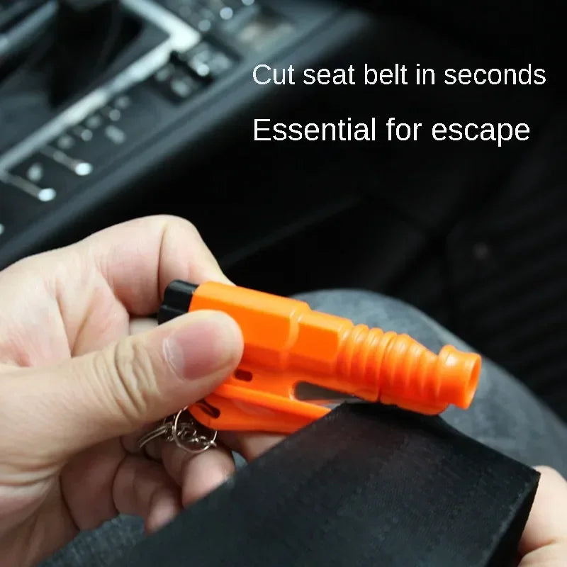 Safety Hammer Car Escape Tool 3-in-1 Window Breaker Seat belt Cutter