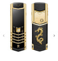 Vertu LuxuryMini Phone K8 + Golden Dragon Dialer Keypad Cell Phone