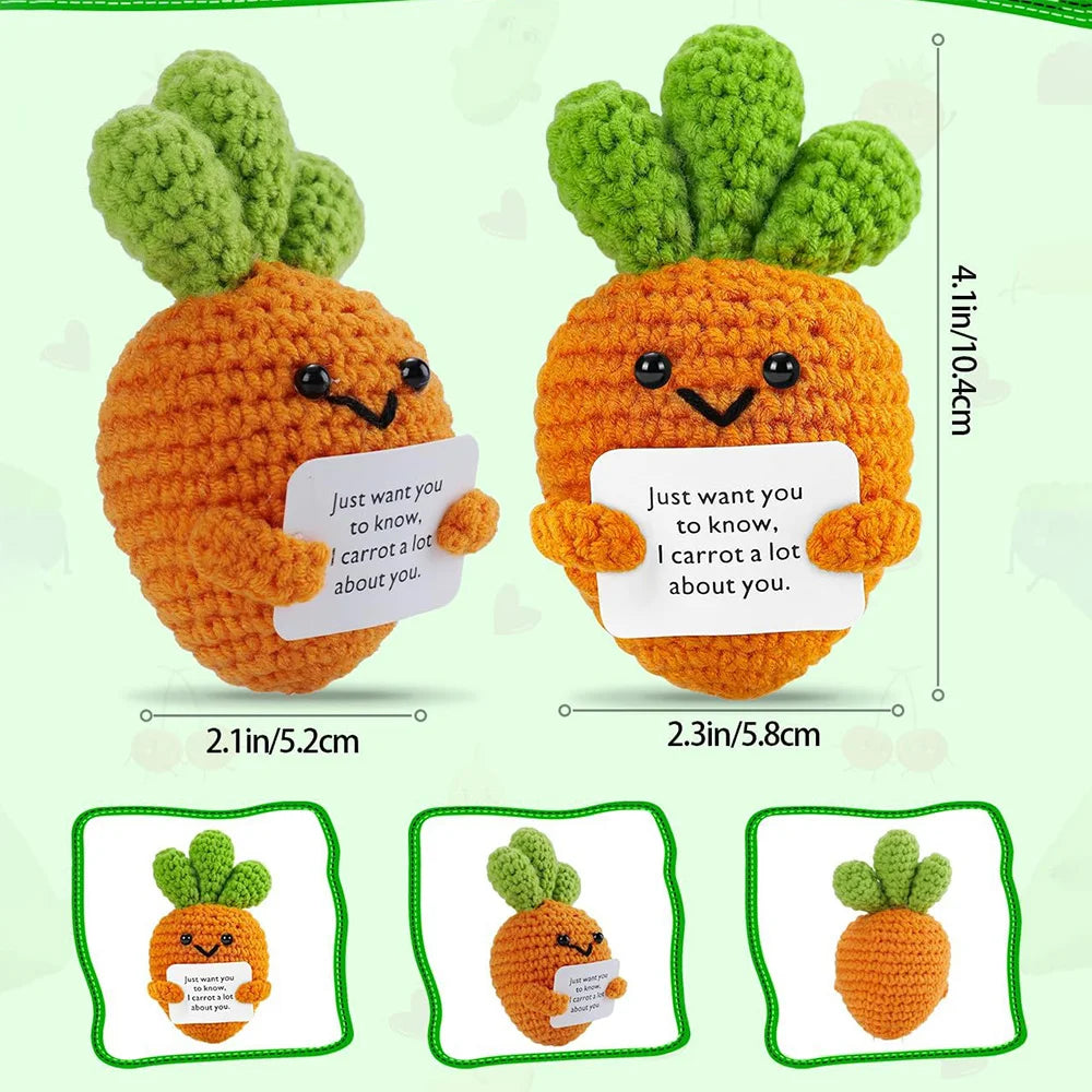 Handmade Mini Doll Funny Wool Gift for Friends or Lover Emotional Support Plant