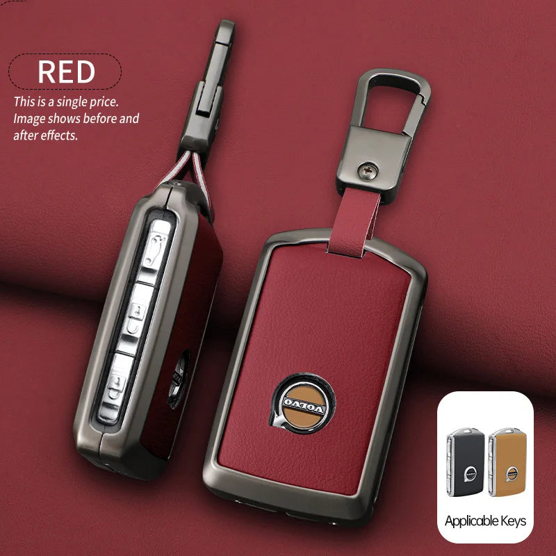 Zine Alloy Car Key Case Shell Cover For Volvo XC60 Protection Accessory
