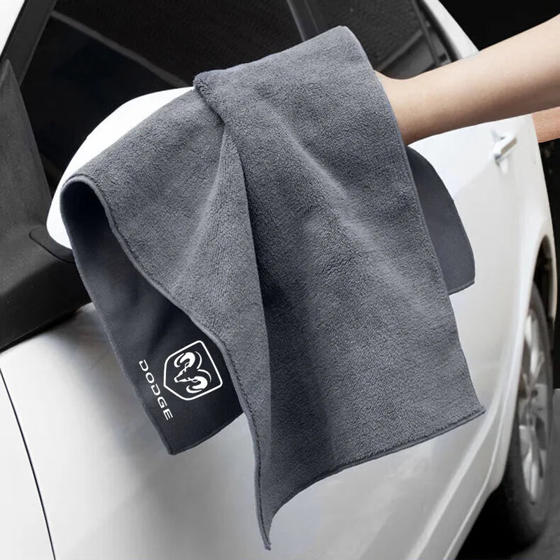 1Pcs Car High-end Microfiber Towel Car Wash Towel Detailing Cleaning Cloth For Dodge Ram 3500 4000 1500 2500 4500 Challenger