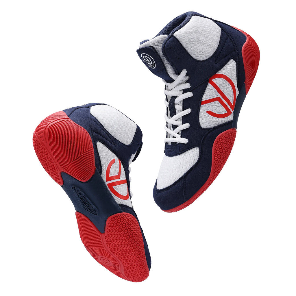 Men's Large Wrestling Shoes Mesh Breathable Boxing Shoes Anti Slip Wear Resistant Sneaker