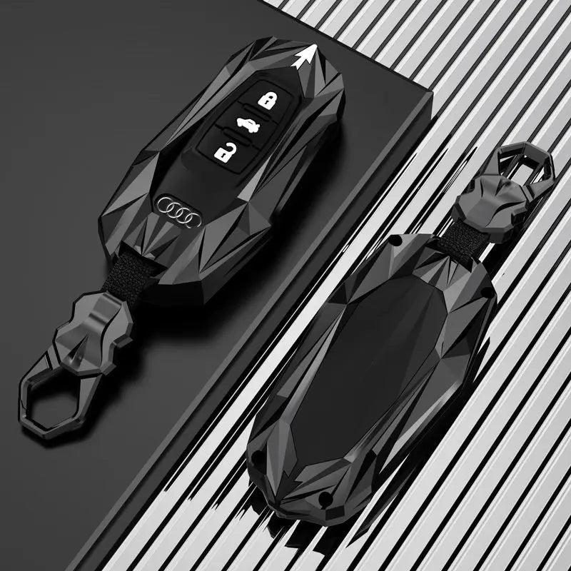 Fit for Audi Key Bag Ring Buckle Cover Case