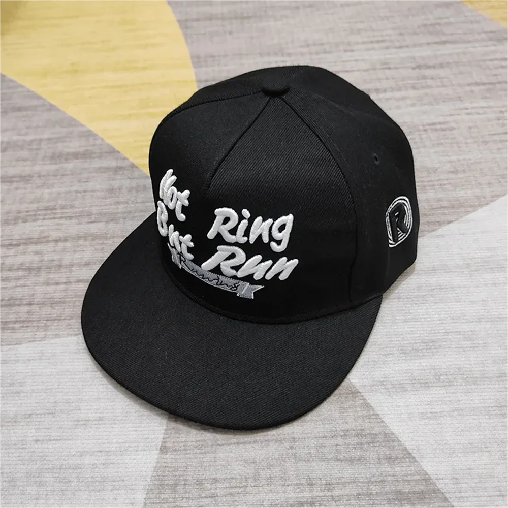Funky Men's Letter Embroidery Tide All-match Flat Brim Baseball Cap Hip-hop Hat