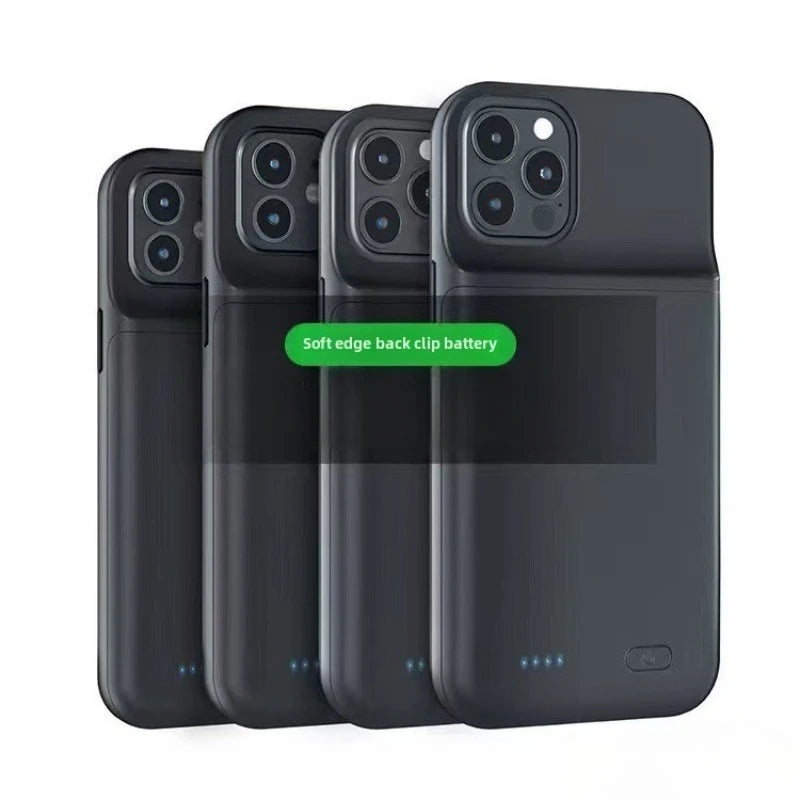 Battery Case for I-phone 12 11 14 13 15 16 Pro Max Mini Power Bank Charger Cover