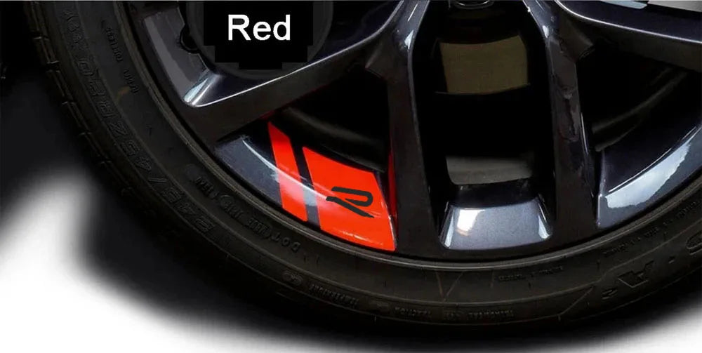 6pcs Reflective Car Wheel Rim Sticker for Volkswagen