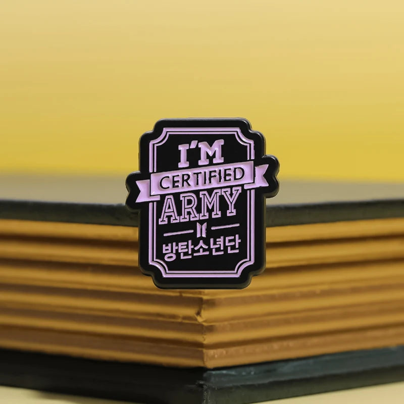 Korean Singer Group Enamel Pins Cartoon Funny Creative Brooches Metal Decorative Lapel Badge Jewelry Pin for Fans Friends