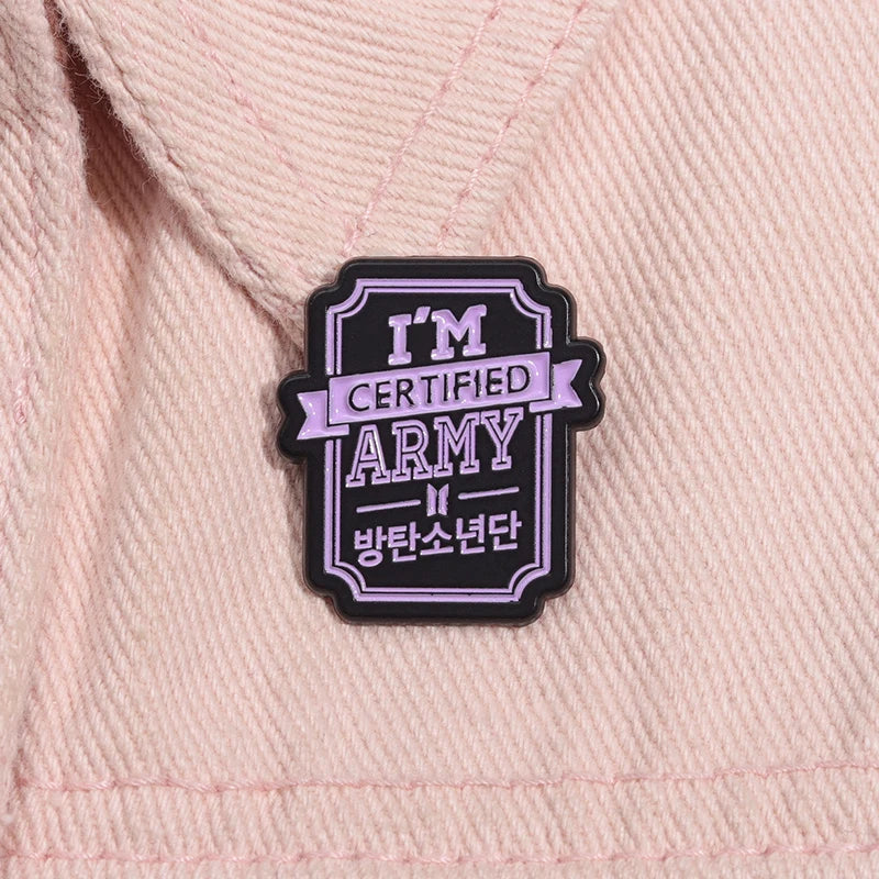 Korean Singer Group Enamel Pins Cartoon Funny Creative Brooches Metal Decorative Lapel Badge Jewelry Pin for Fans Friends