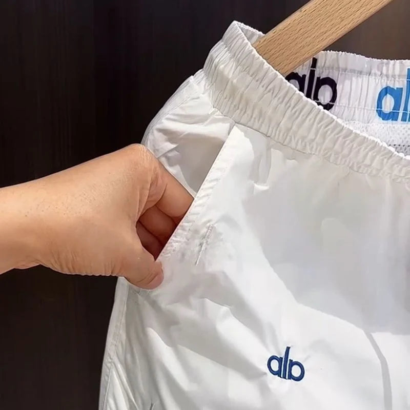 Alo Fashionable Casual Loose Beach Men's Shorts