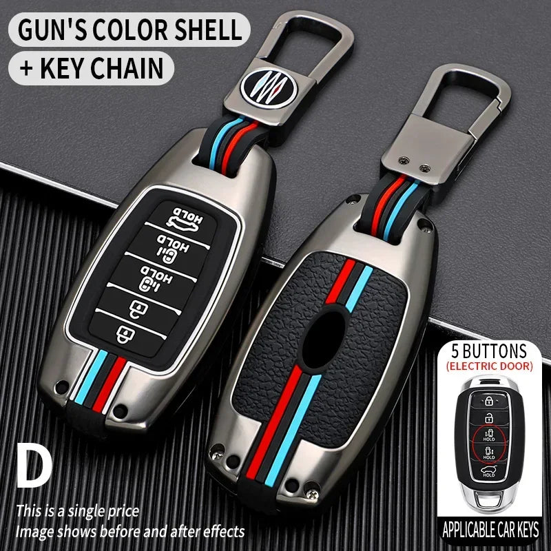 Car Key Case Shell Fob For Hyundai Palisade Grande
