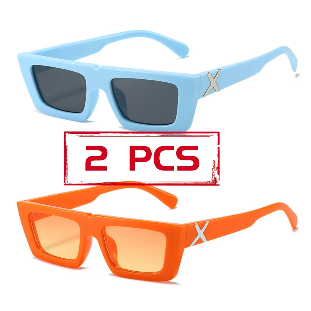 Small frame square personalised temples X modelling