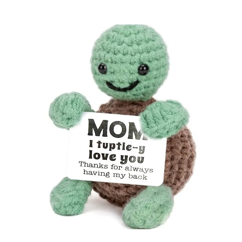 New Handmade Crochet Doll for Mom Dad Knitted Collectible Gift