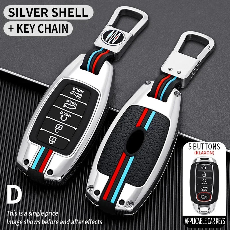 Car Key Case Shell Fob For Hyundai Palisade Grande