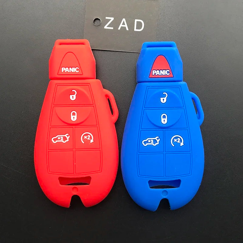 ZAD Silicone Car Key Cover Case for Jeep Grand Cherokee