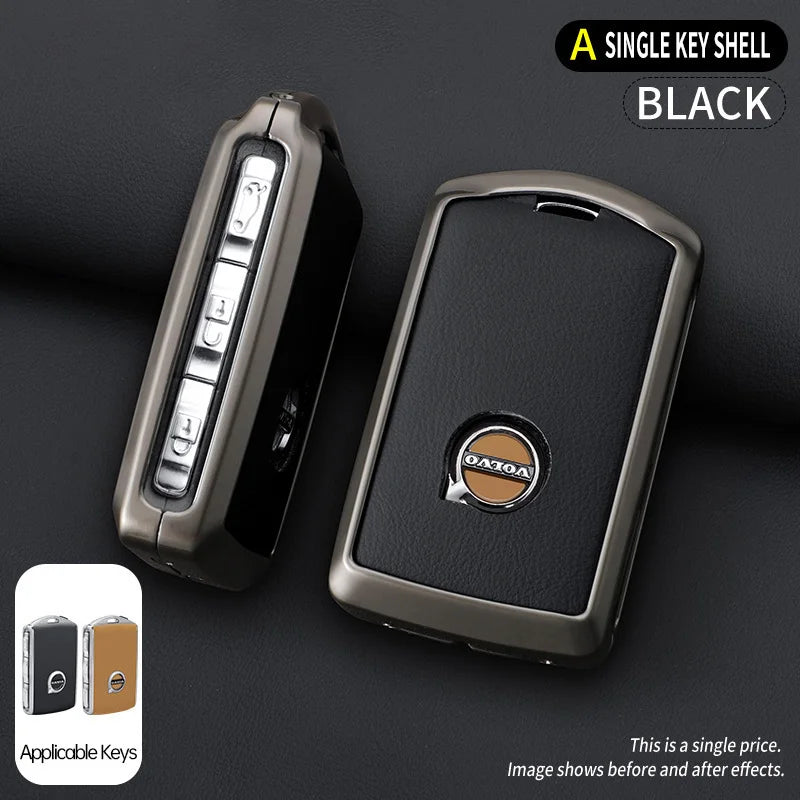Zine Alloy Car Key Case Shell Cover For Volvo XC60 Protection Accessory