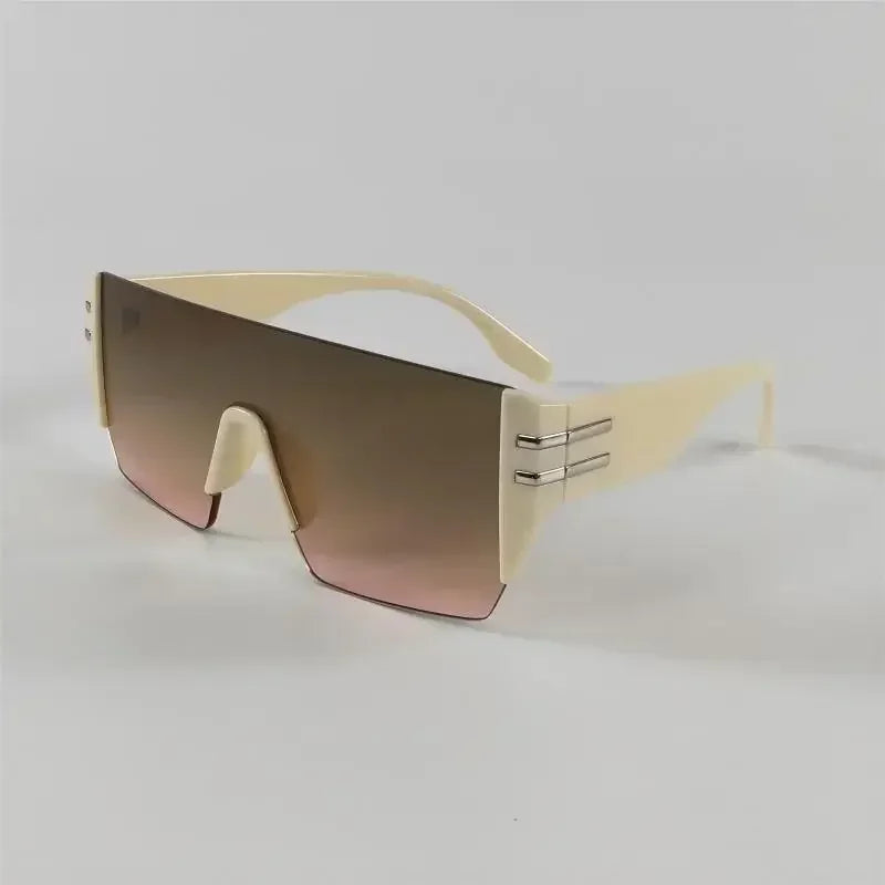 New Rimless Oversized Sunglasses
