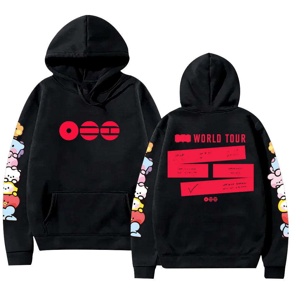 A-Arirang Album Tour Graphic Print Hoodies Pop Fans Gifts