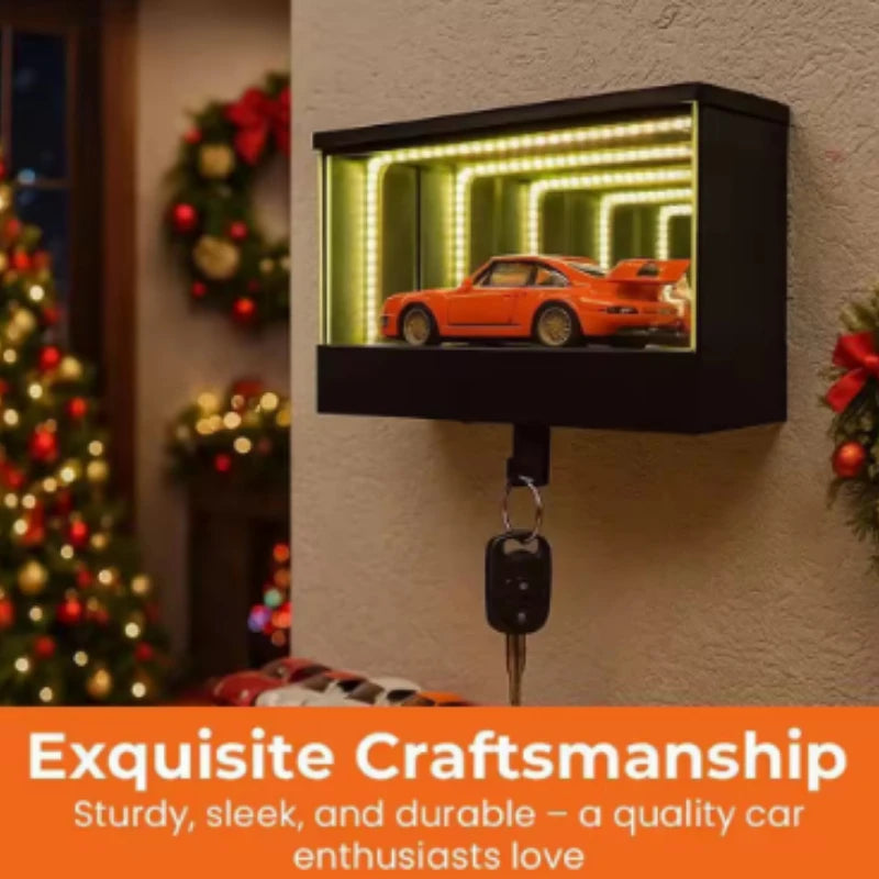 3D Printed Car Key Holder Wall Mount Key Organizer with Infinity LED