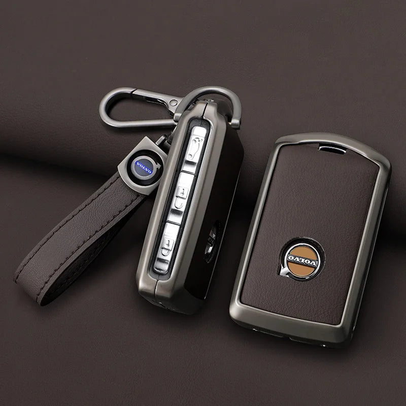 Zine Alloy Car Key Case Shell Cover For Volvo XC60 Protection Accessory