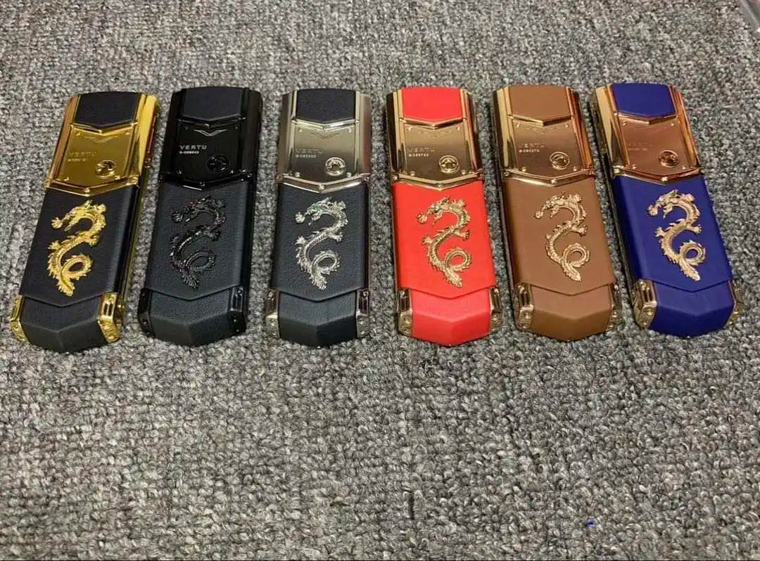 Vertu LuxuryMini Phone K8 + Golden Dragon Dialer Keypad Cell Phone